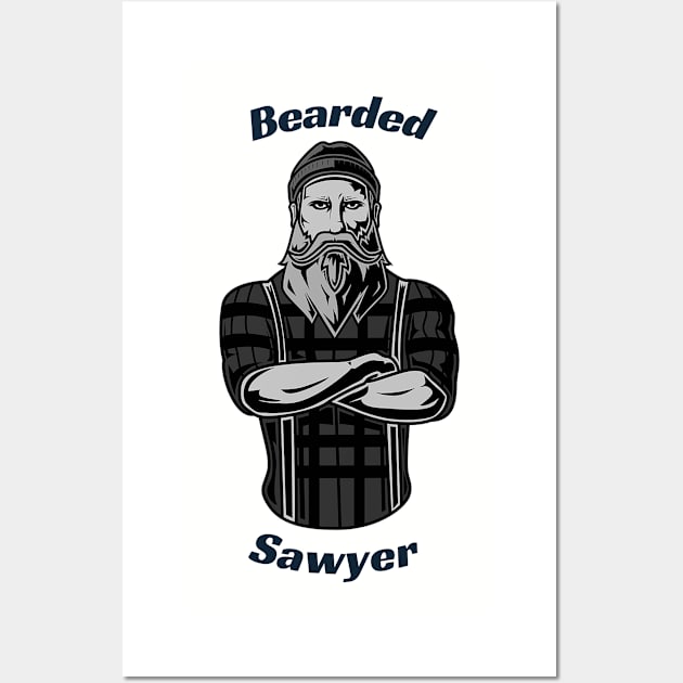 Bearded Sawyer Wall Art by DesignsbyBryant